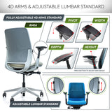 Steelcase Amia Ergonomic Office Chair - Remanufactured by Crandall