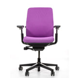 Steelcase Amia Ergonomic Office Chair - Height Only Arms - Remanufactured by Crandall