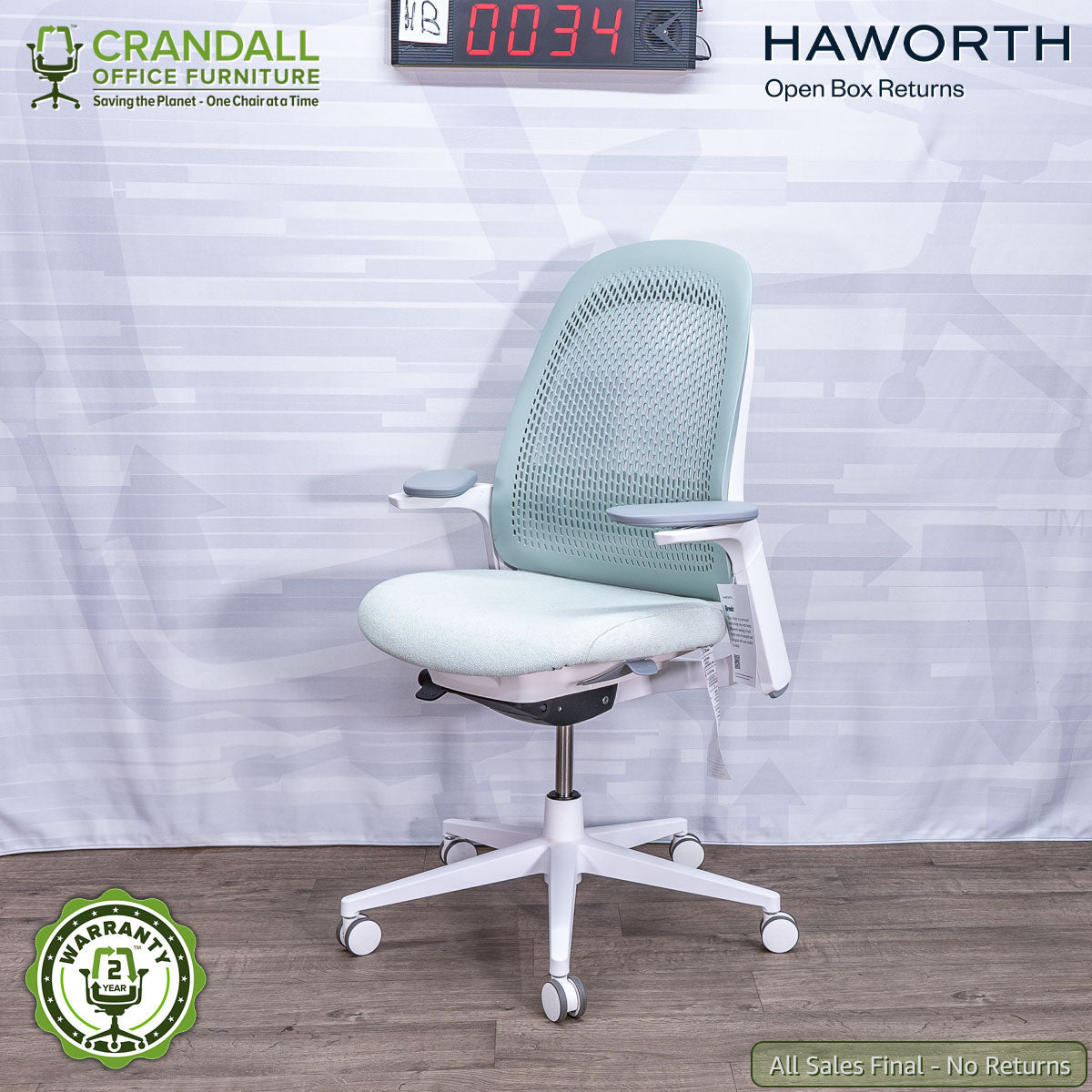HB-0034 - Haworth Open Box Returns Breck – Crandall Office Furniture