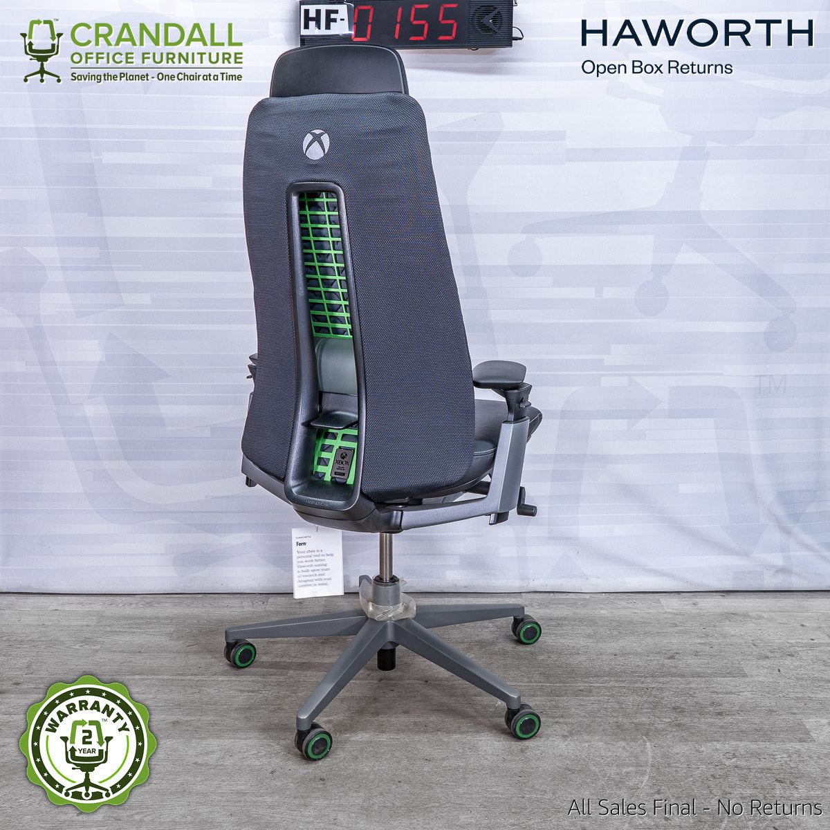 HF-0155 - Haworth x Xbox: Fern Gaming Chair – Crandall Office