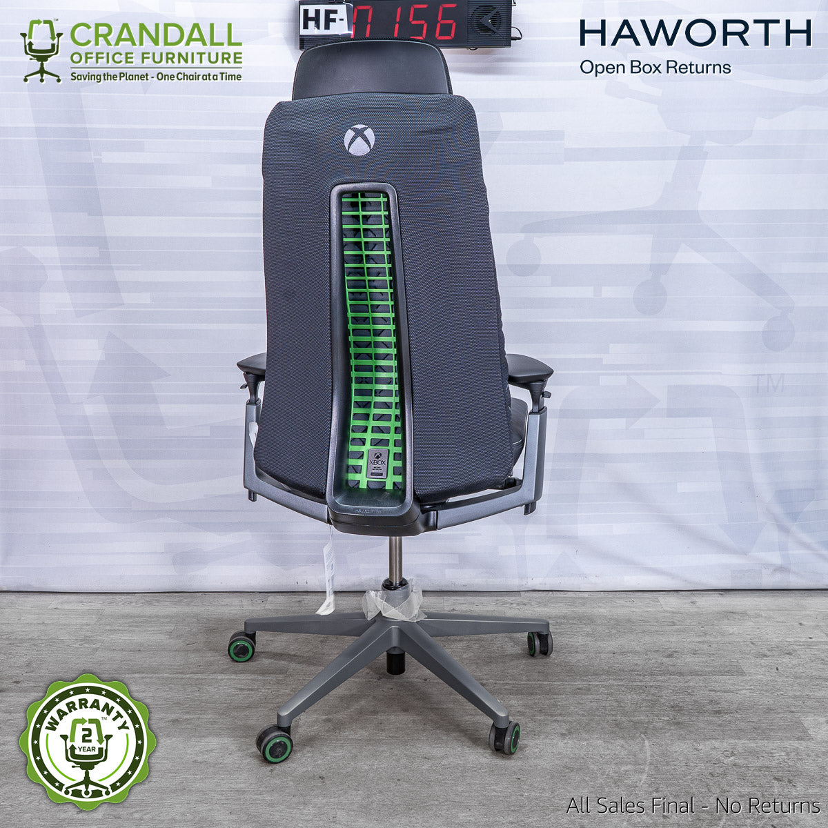 HF-0156 - Haworth x Xbox: Fern Gaming Chair – Crandall Office