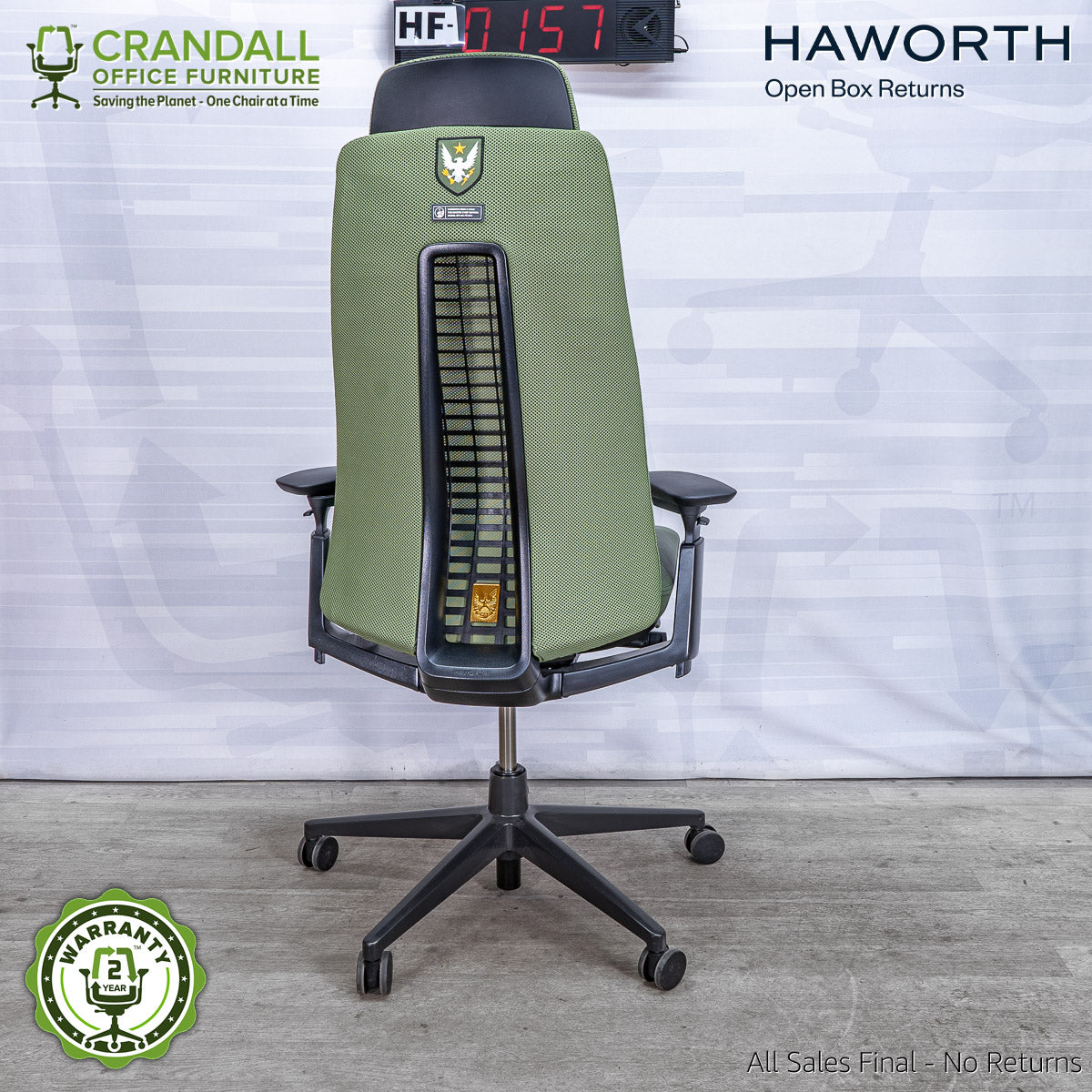 HF-0157 - Haworth x Halo: Fern Gaming Chair – Crandall Office