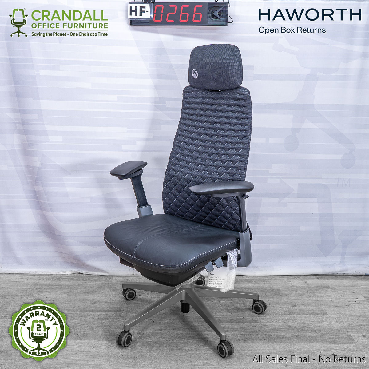 HF-0266 - Haworth Fern with Headrest – Crandall Office Furniture