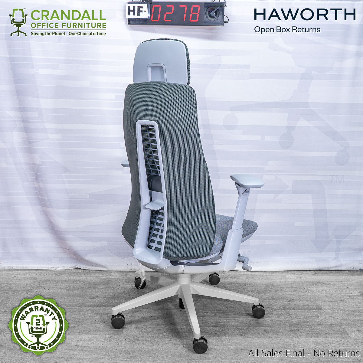 HF-0278 - Haworth Fern with Headrest