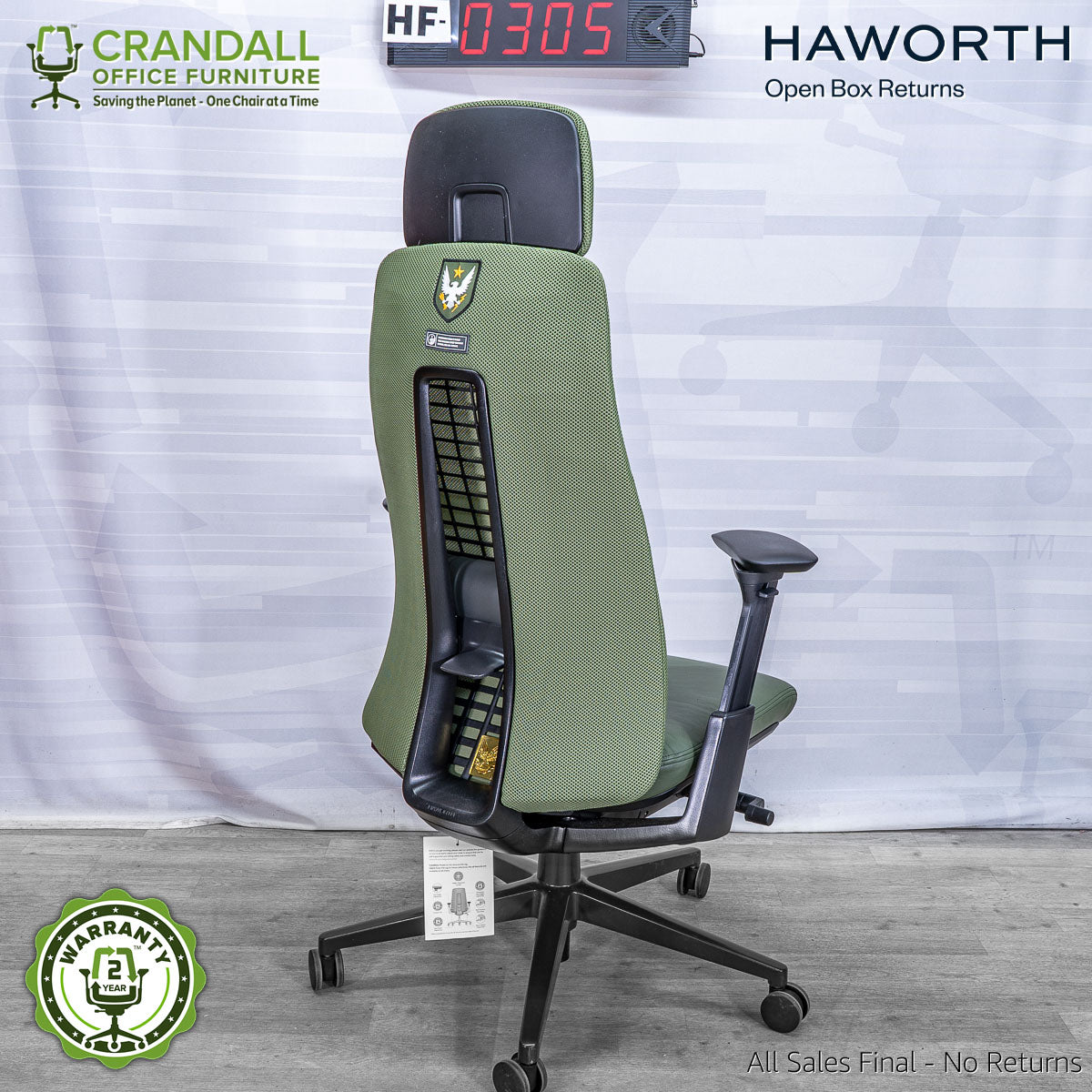 HF-0305 - Haworth Fern with Headrest