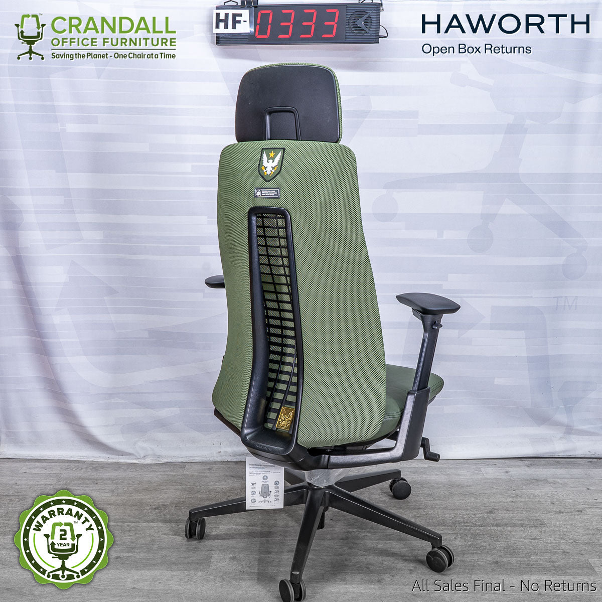 HF-0333 - Haworth Fern with Headrest