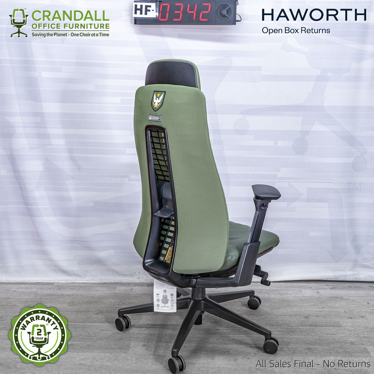 HF-0342 - Haworth Fern with Headrest