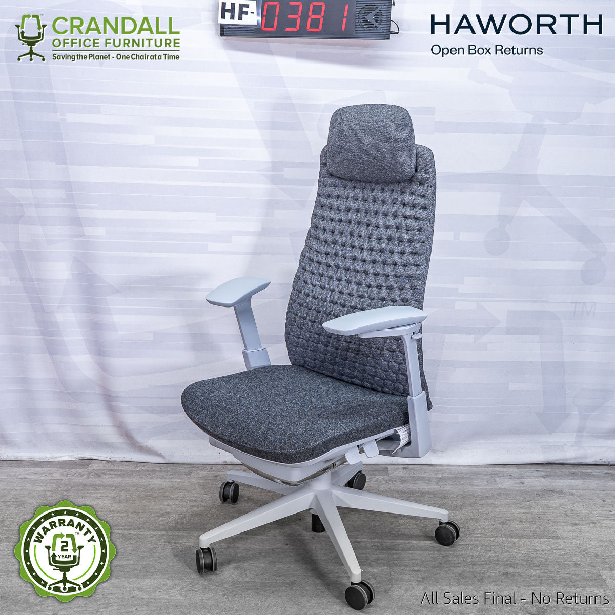 HF-0381 - Haworth Fern with Headrest