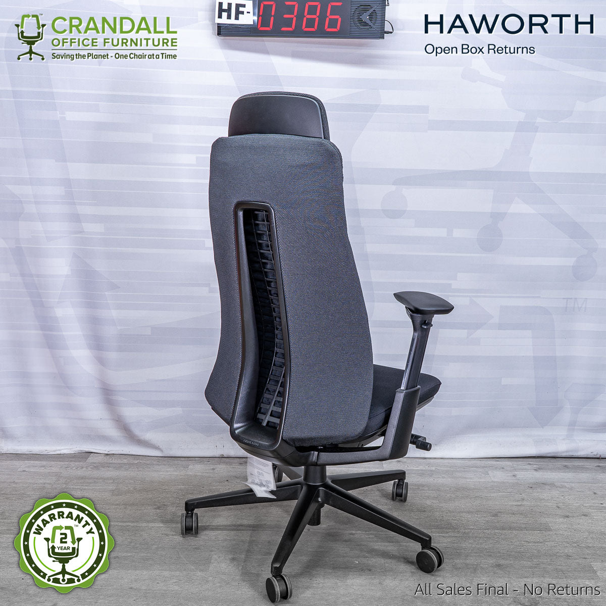 HF-0386 - Haworth Fern with Headrest