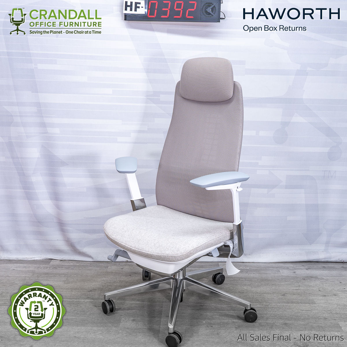HF-0392 - Haworth Fern with Headrest
