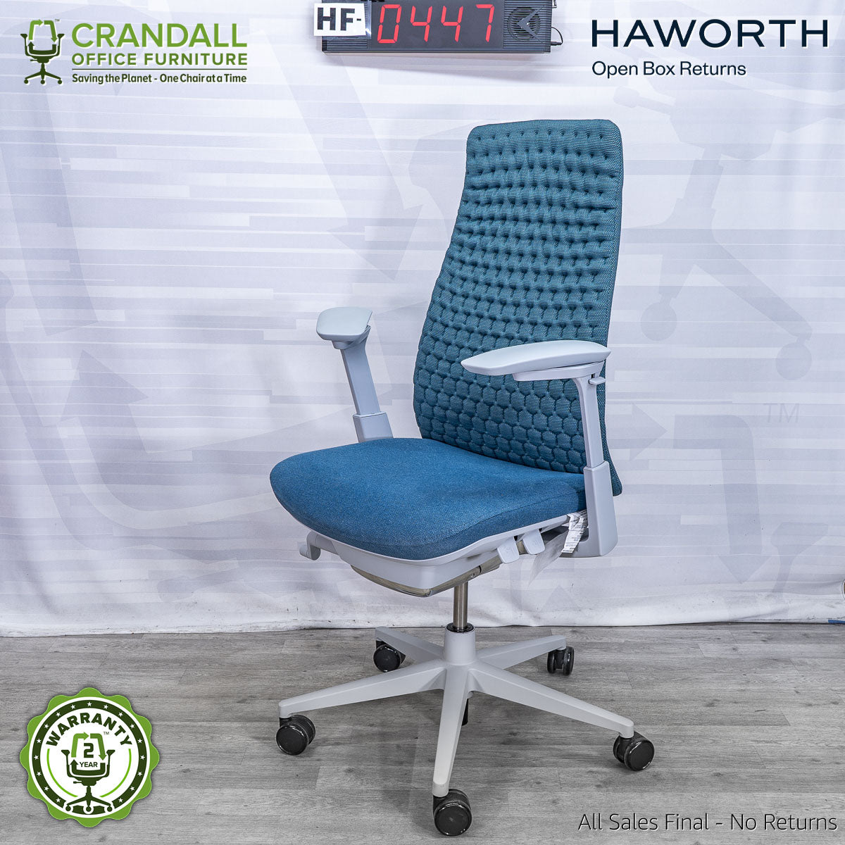 HF-0447 - Haworth Open Box Fern – Crandall Office Furniture