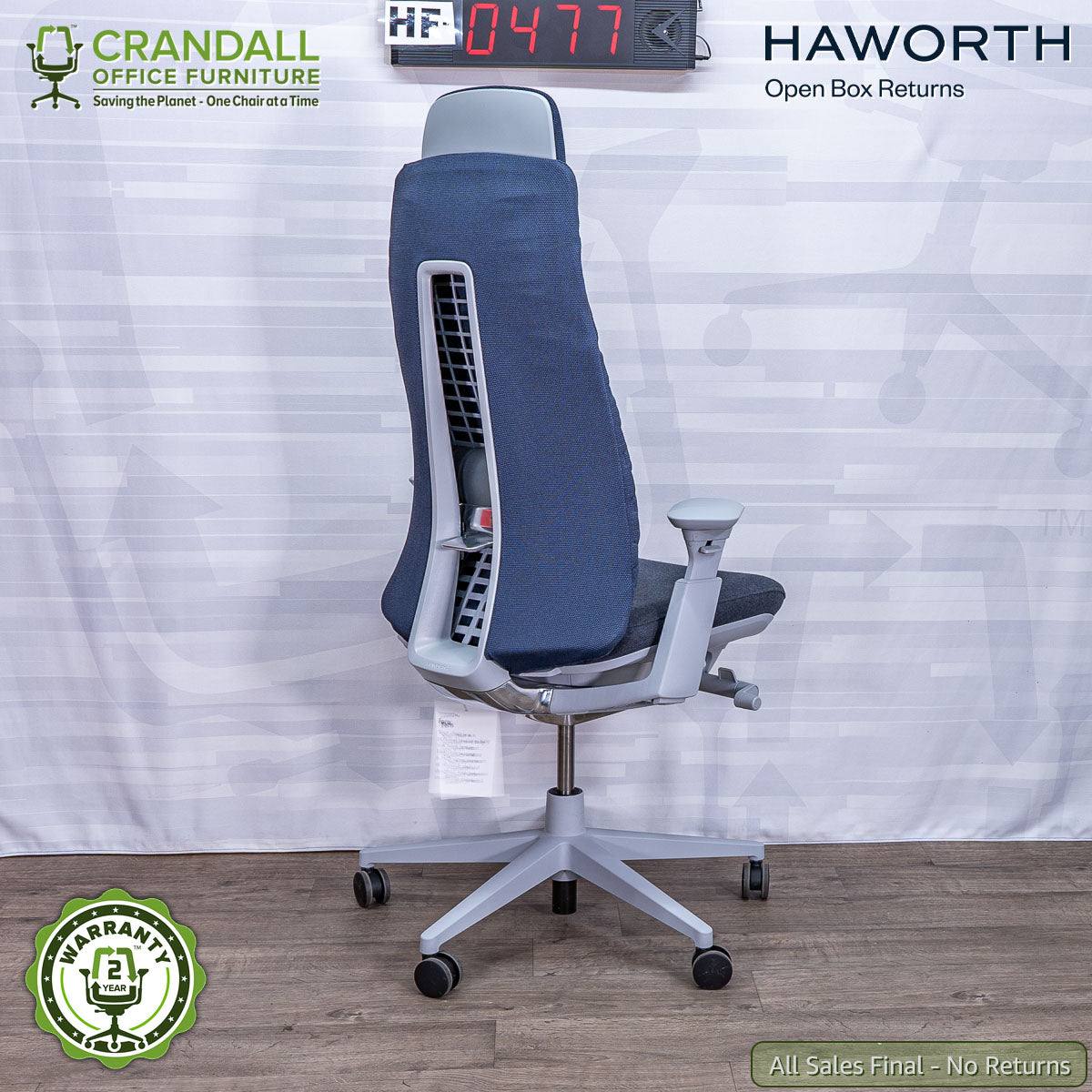 HF-0477 - Haworth Open Box Returns Fern with Headrest