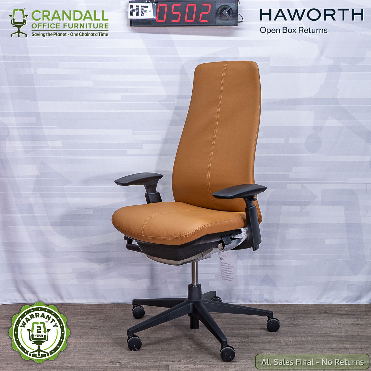 HF-0502 - Haworth Open Box Returns Fern – Crandall Office Furniture