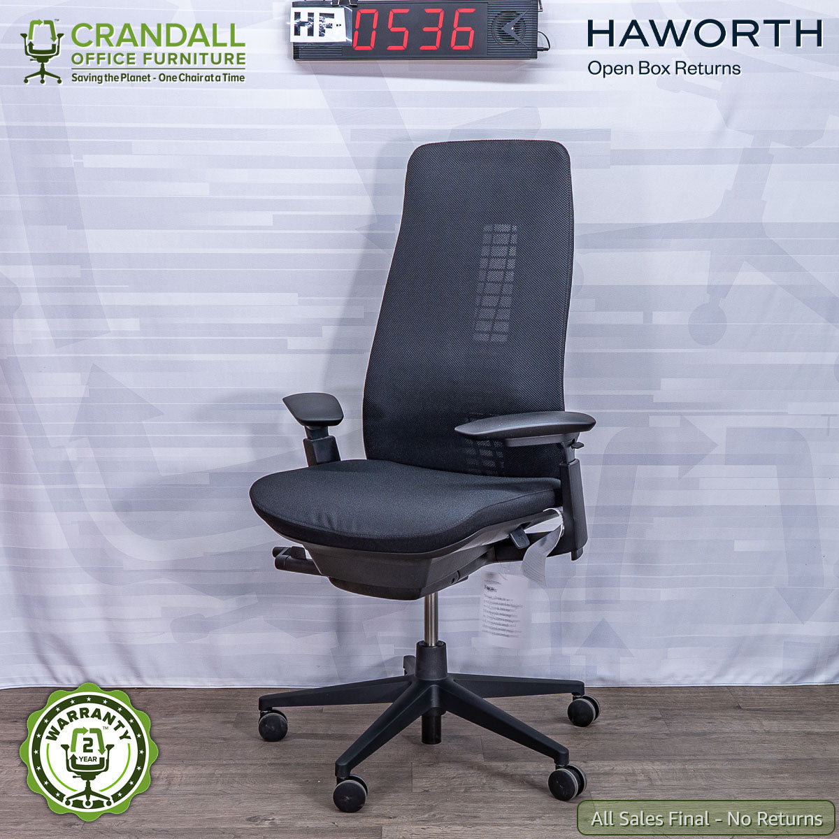 HF-0536 - Haworth Open Box Returns Fern – Crandall Office Furniture