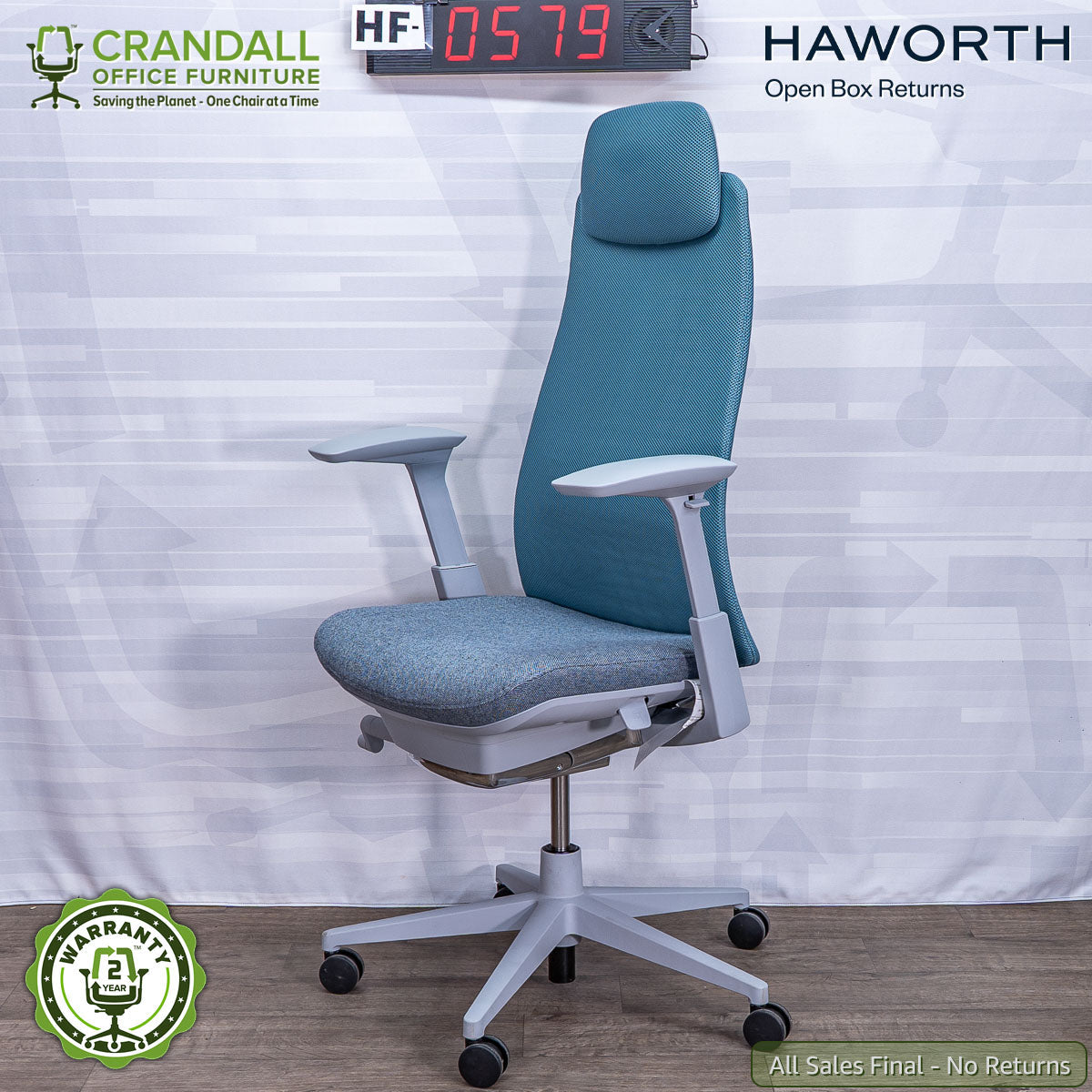 HF-0579 - Haworth Open Box Returns Fern – Crandall Office Furniture