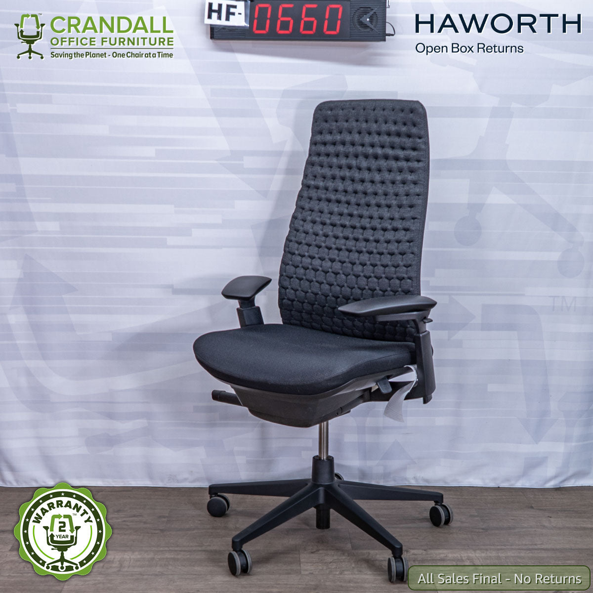 HF-0660 - Haworth Open Box Returns Fern – Crandall Office Furniture