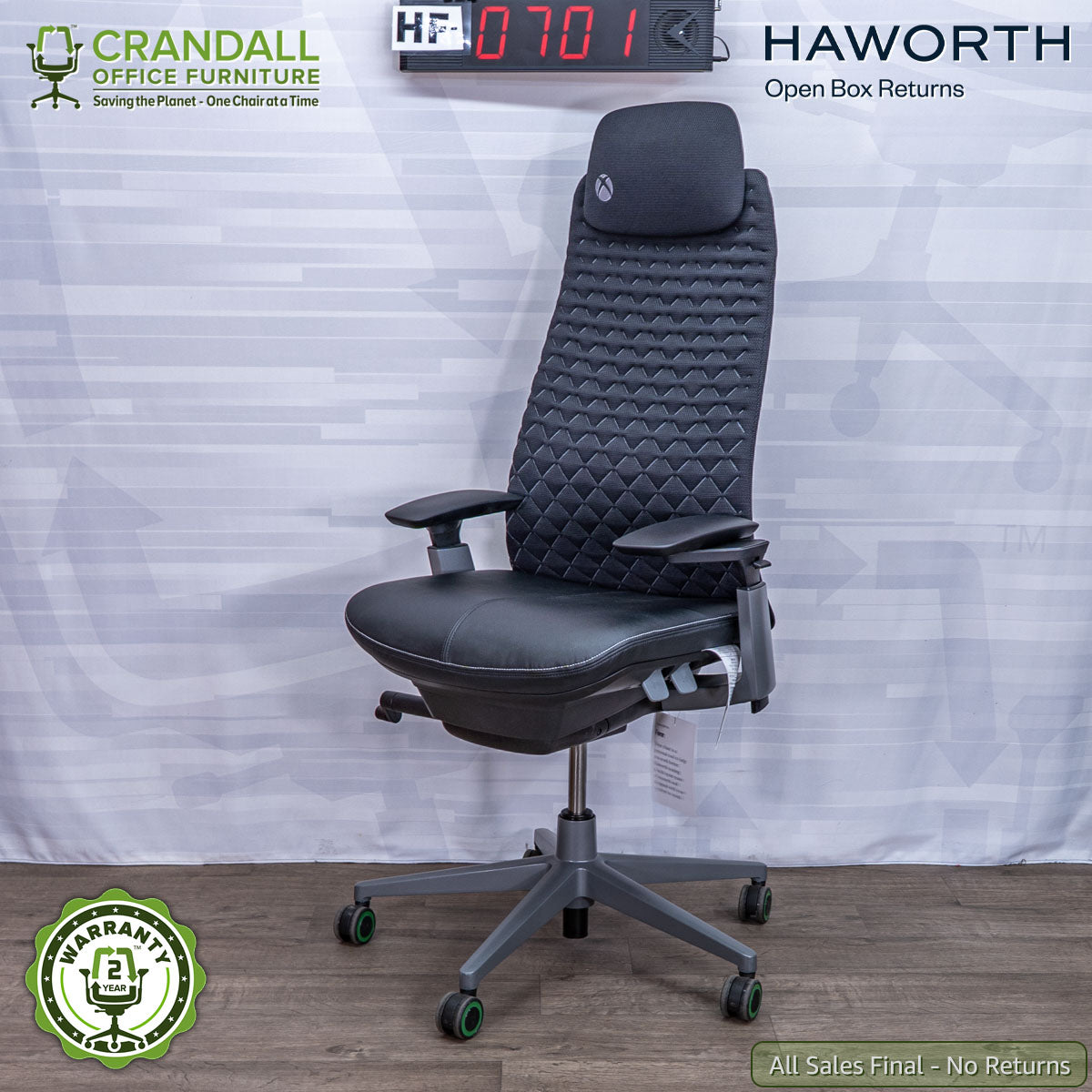HF-0701 - Haworth Open Box Returns Fern – Crandall Office Furniture