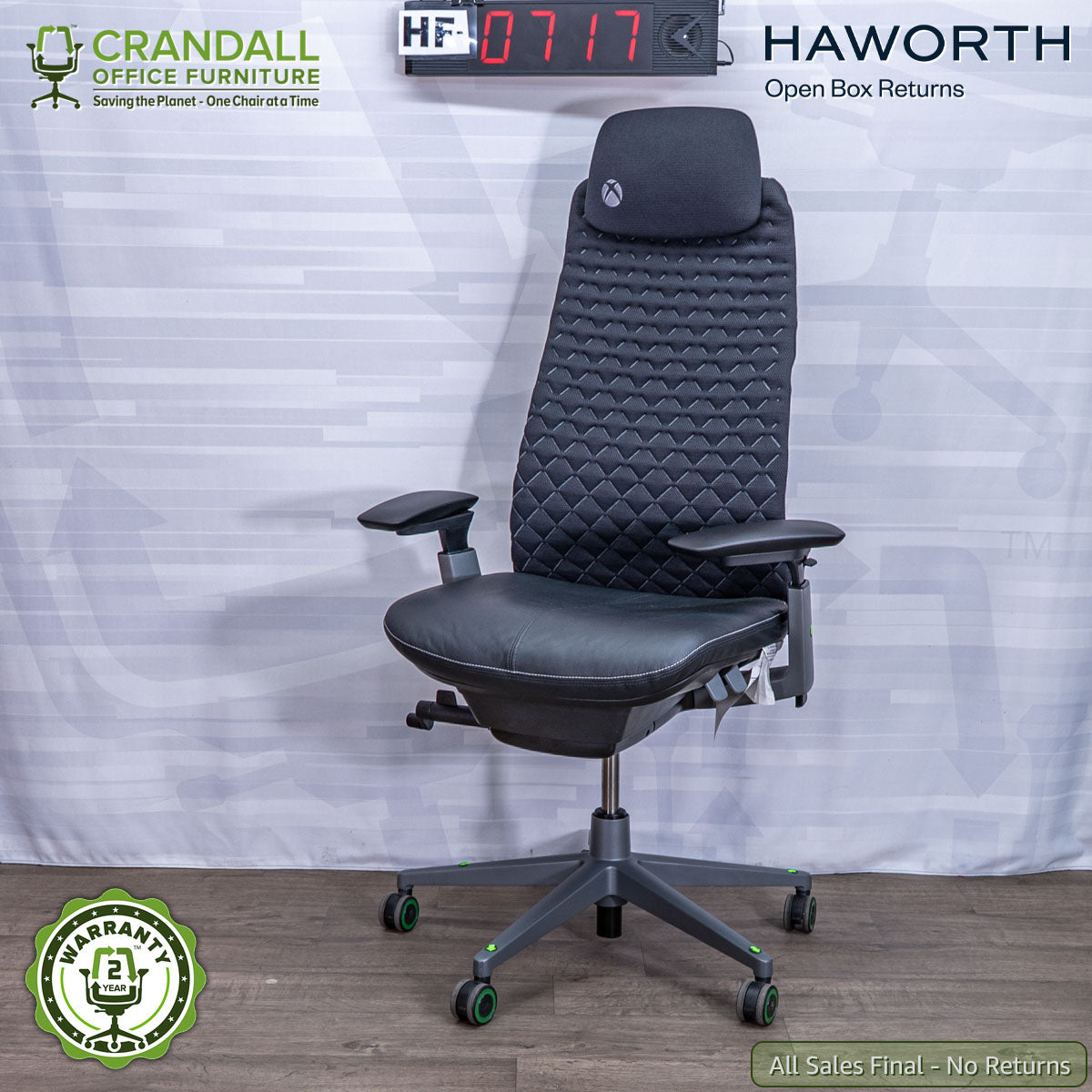 HF-0717 - Haworth Open Box Returns Fern - XBOX