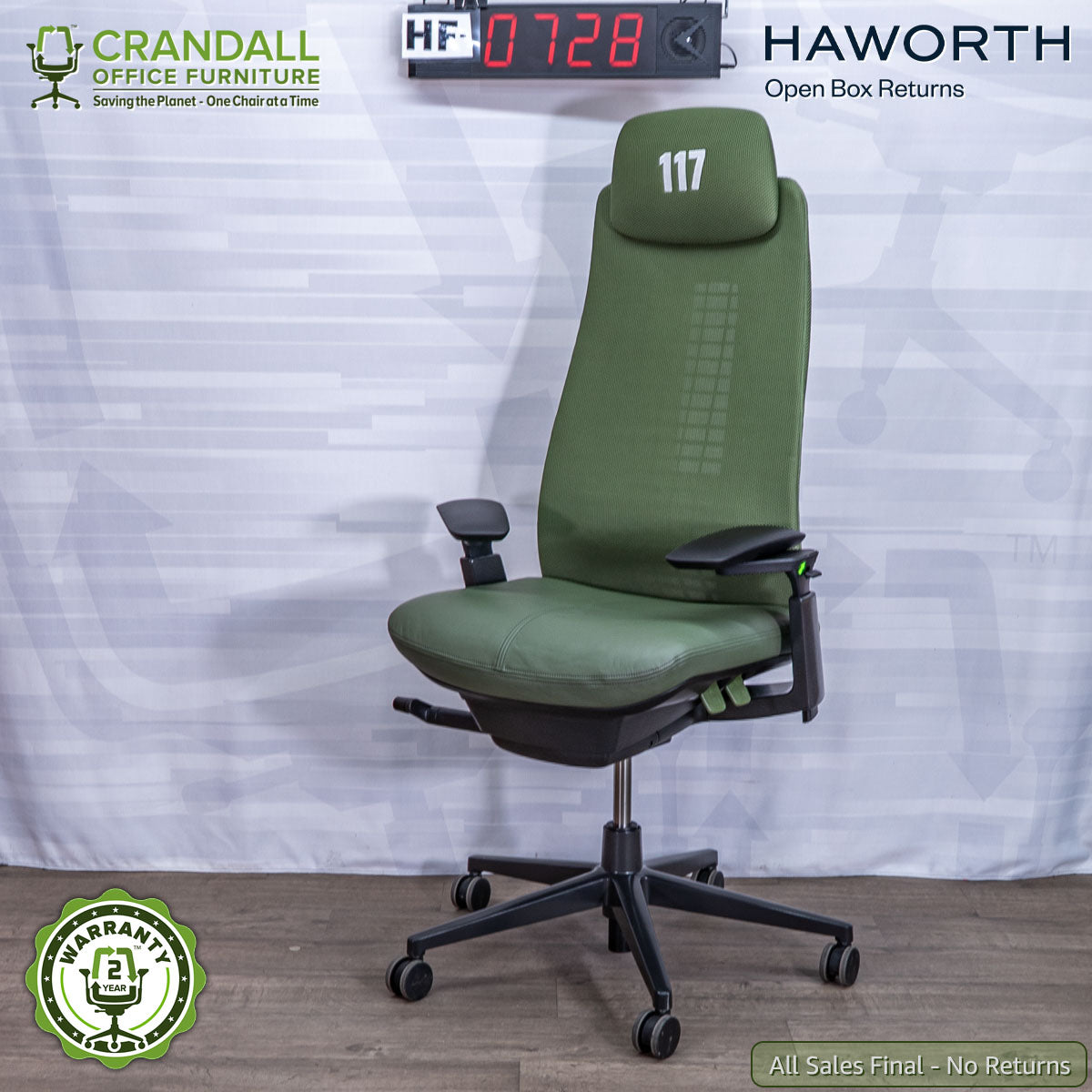 HF-0728 - Haworth Open Box Returns Fern - HALO
