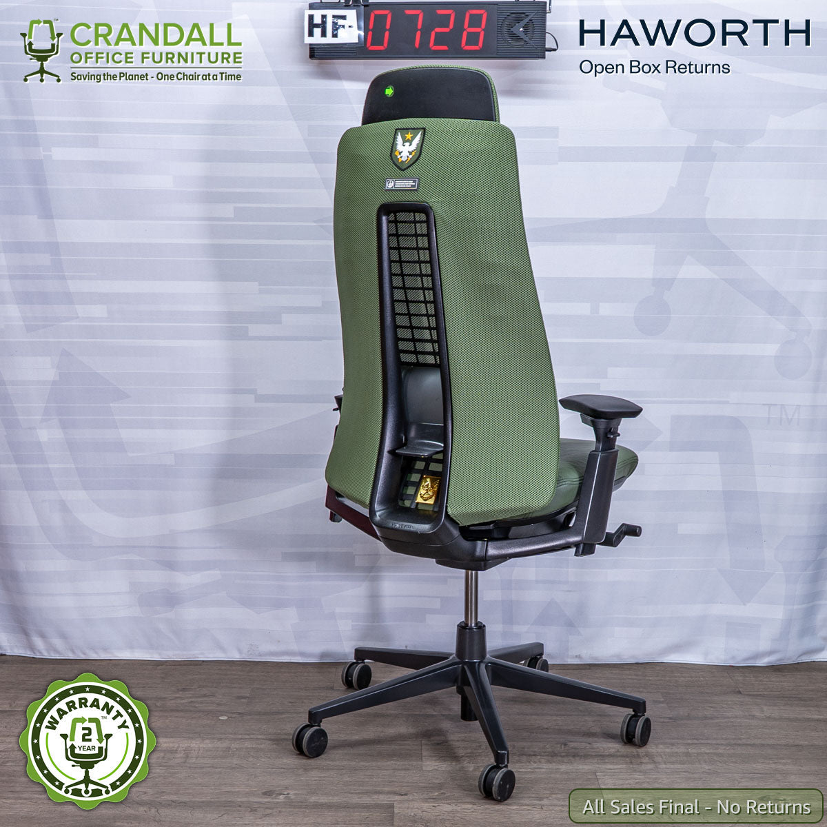 HF-0728 - Haworth Open Box Returns Fern - HALO