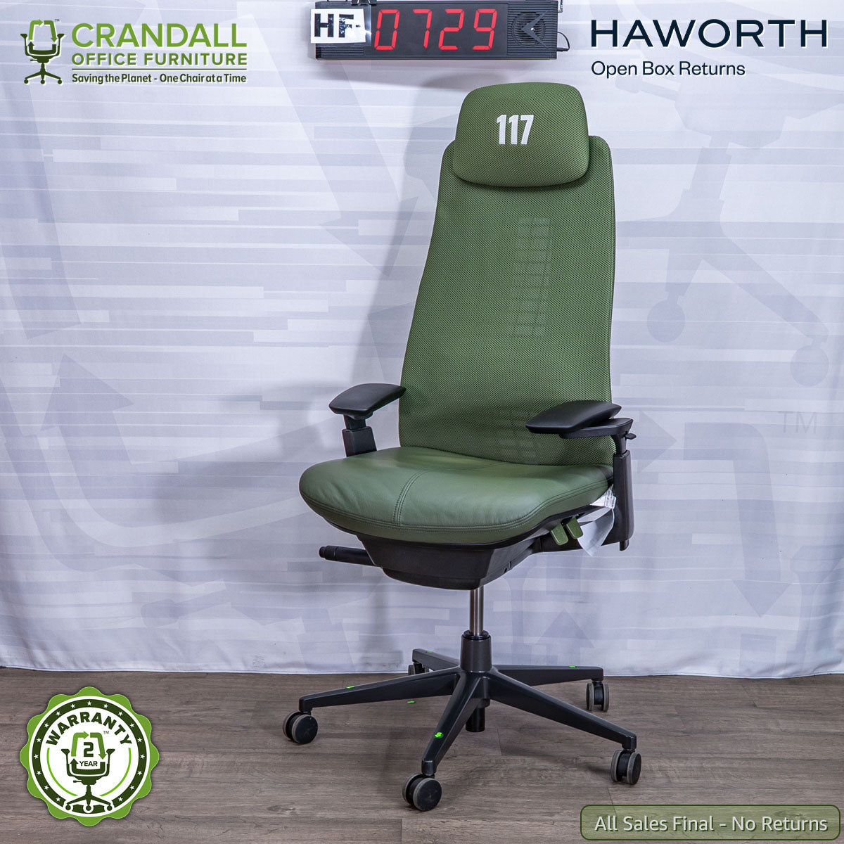 HF-0729 - Haworth Open Box Returns Fern - HALO