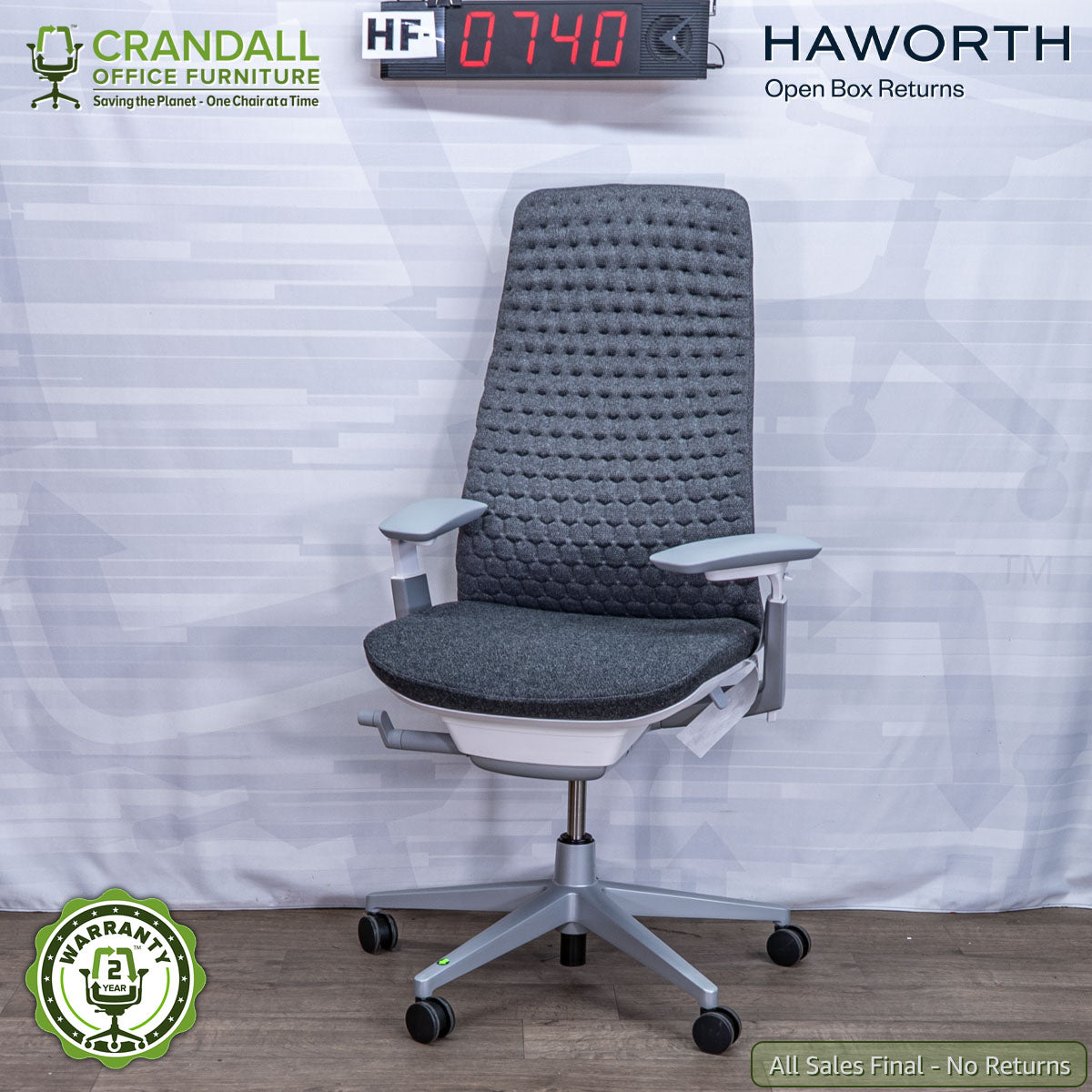 Hawarth HF-0740 - Haworth Open Box Returns Fern – Crandall Office Furniture
