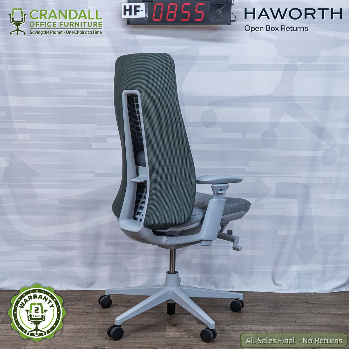 HF-0855 - Haworth Open Box Returns Fern – Crandall Office Furniture