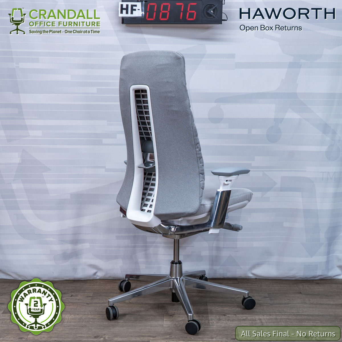HF-0876 - Haworth Open Box Returns Fern – Crandall Office Furniture