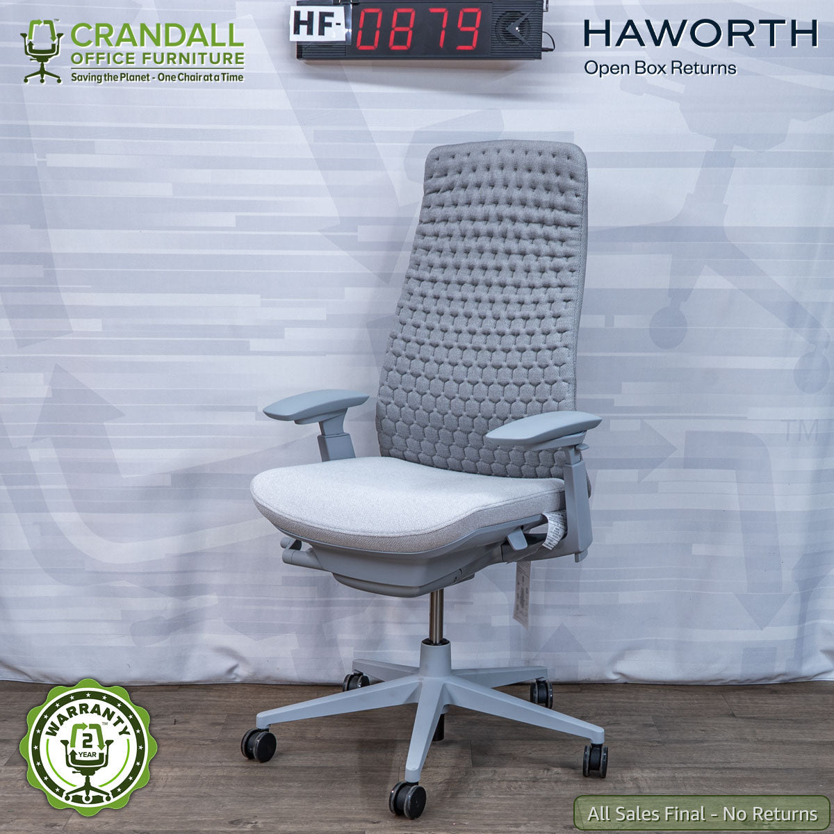 HF-0879 - Haworth Open Box Returns Fern – Crandall Office Furniture