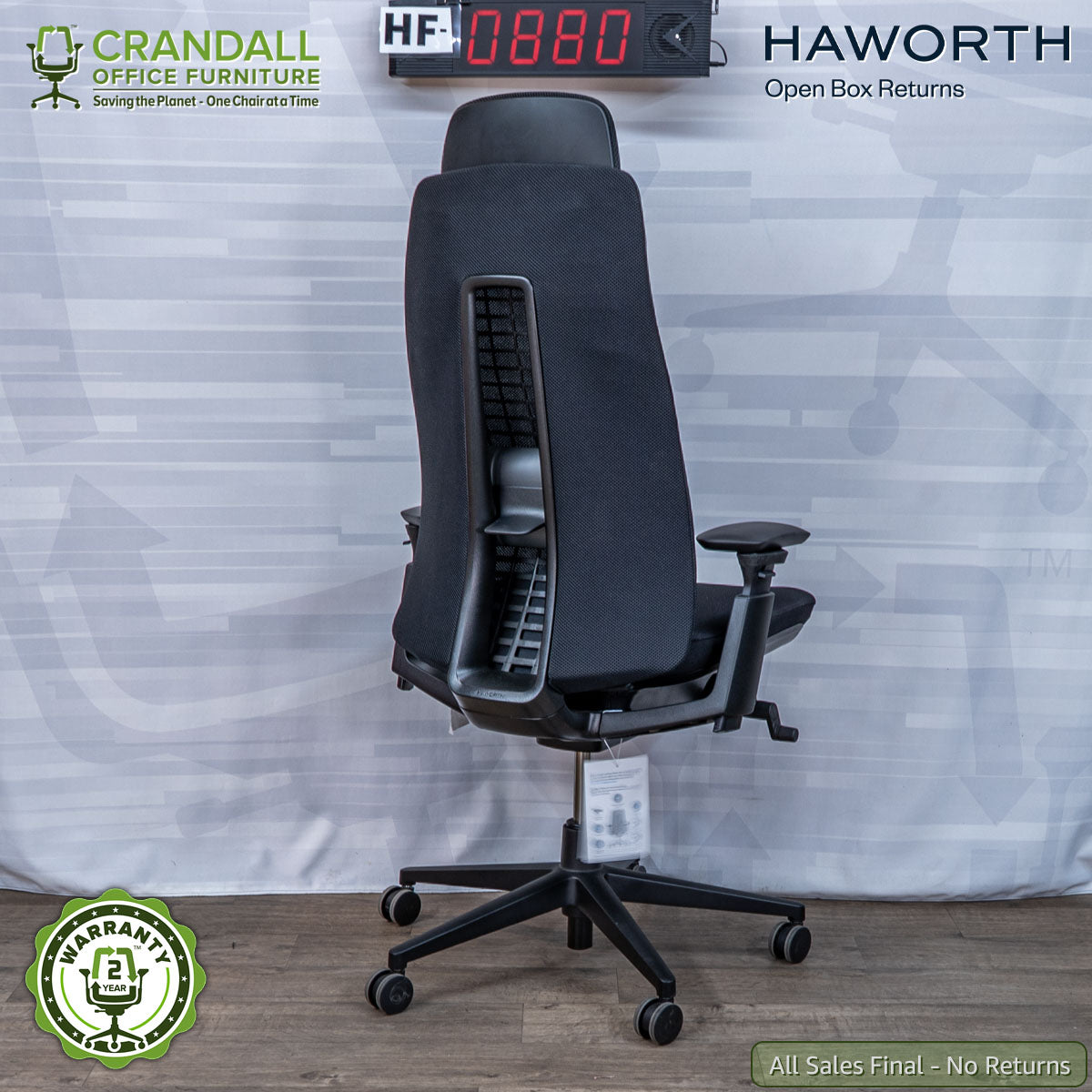 HF-0880 - Haworth Open Box Returns Fern – Crandall Office Furniture