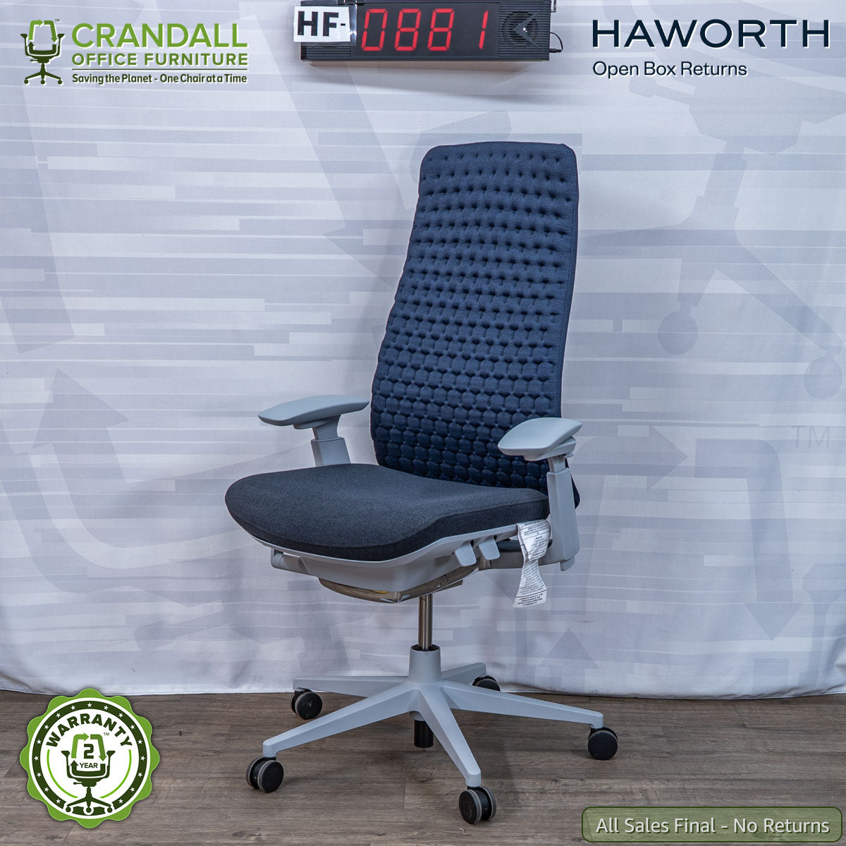 HF-0881 - Haworth Open Box Returns Fern – Crandall Office Furniture