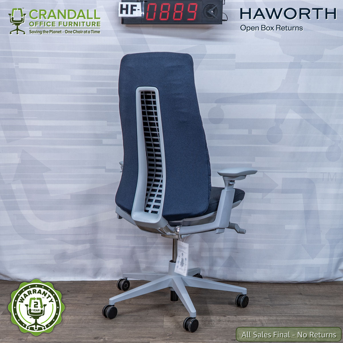 HF-0889 - Haworth Open Box Returns Fern – Crandall Office Furniture