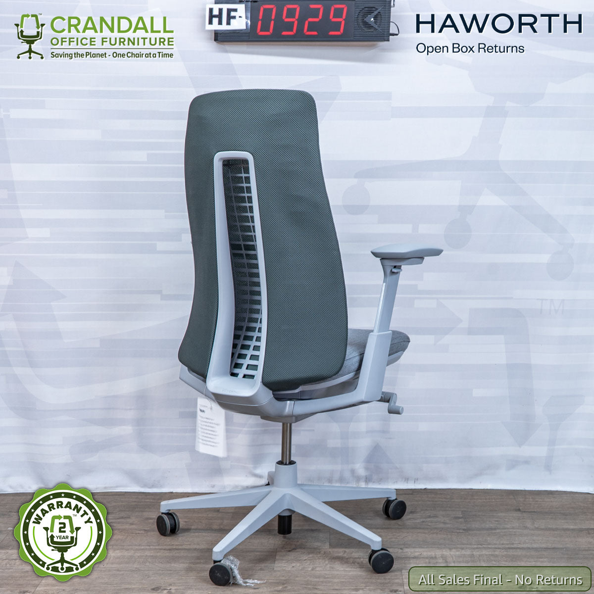 HF-0878 - Haworth Open Box Returns Fern – Crandall Office Furniture