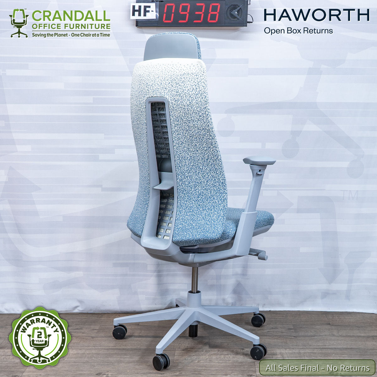 HF-0938 - Haworth Open Box Returns Fern with Headrest
