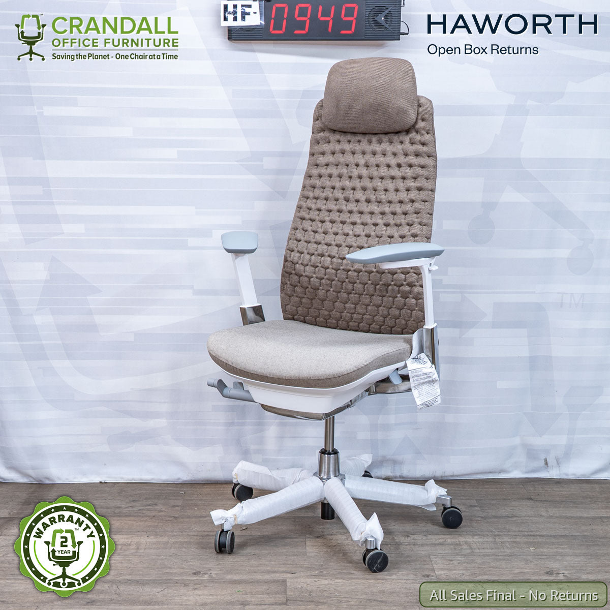 HF-0949 - Haworth Open Box Returns Fern with Headrest