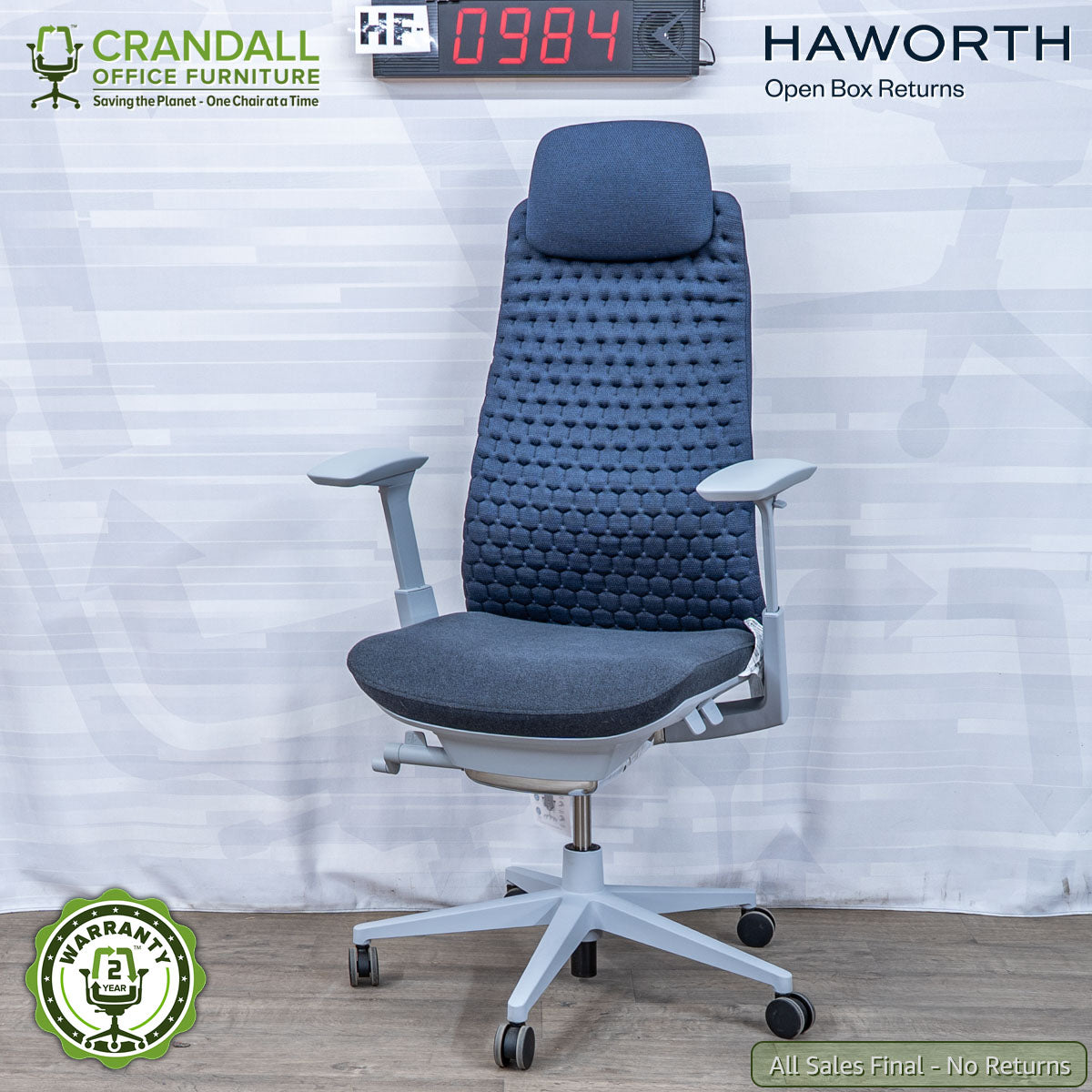 HF-0984 - Haworth Open Box Returns Fern with Headrest