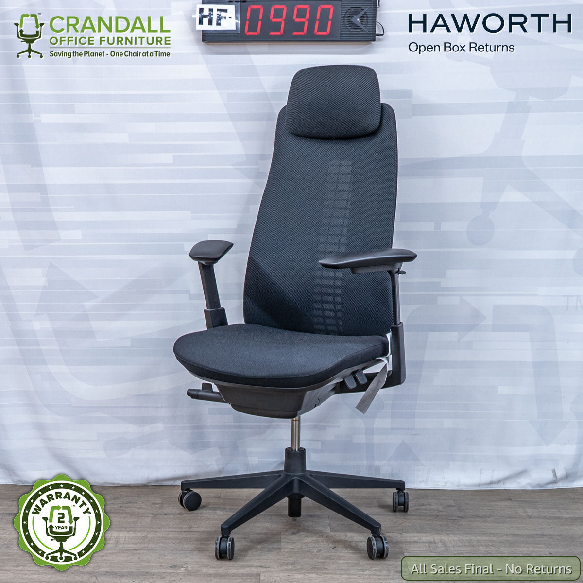 HF-0990 - Haworth Open Box Returns Fern with Headrests