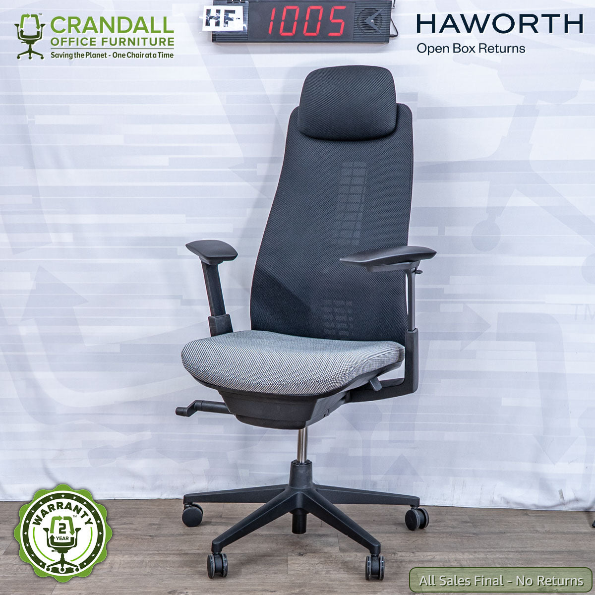 HF-1005 - Haworth Open Box Returns Fern with Headrest