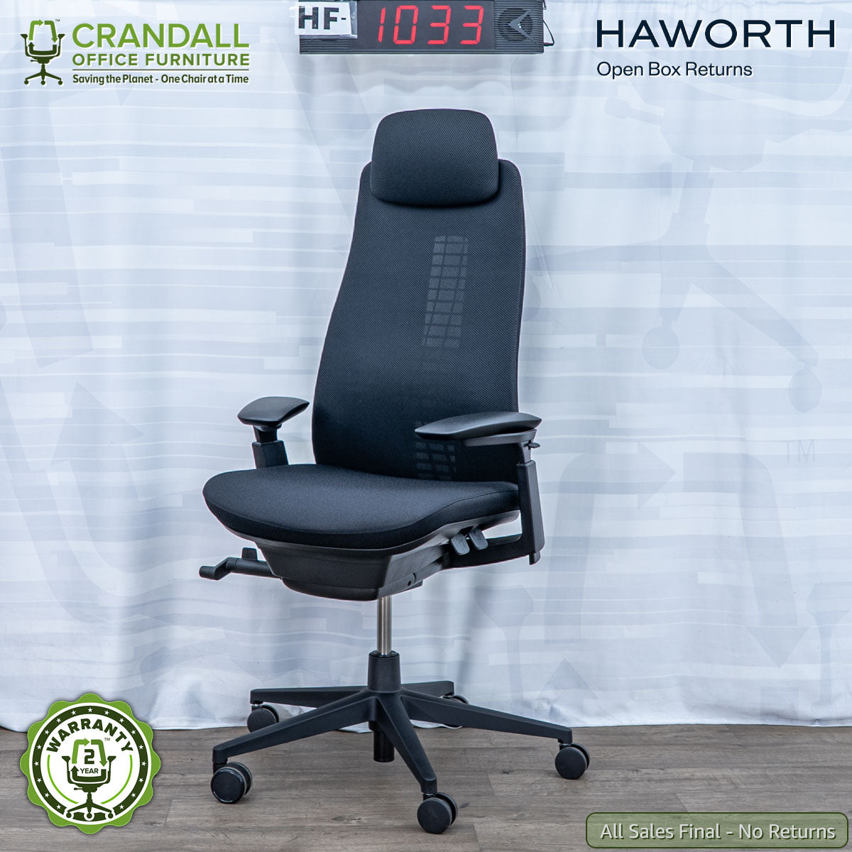 HF-1033 - Haworth Open Box Returns Fern with Headrest