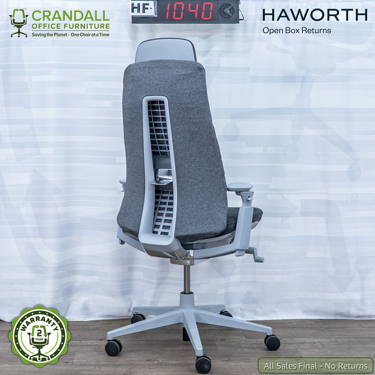 HF-1040 - Haworth Open Box Returns Fern with Headrest