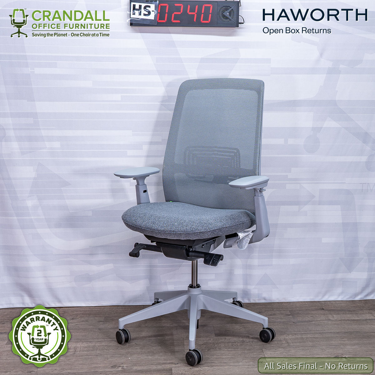 HS-0240 - Haworth Open Box Returns Soji