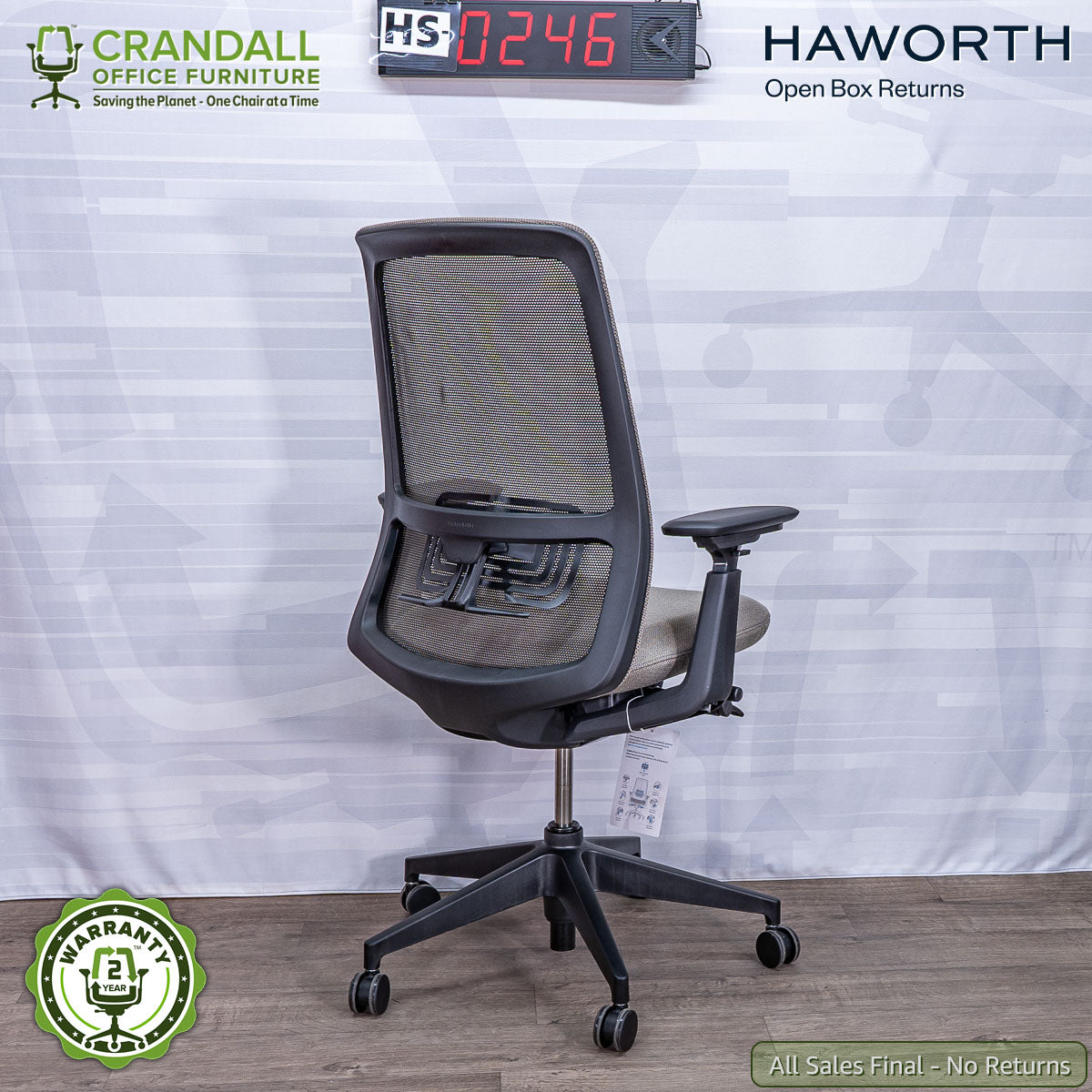 HS-0246 - Haworth Open Box Returns Soji