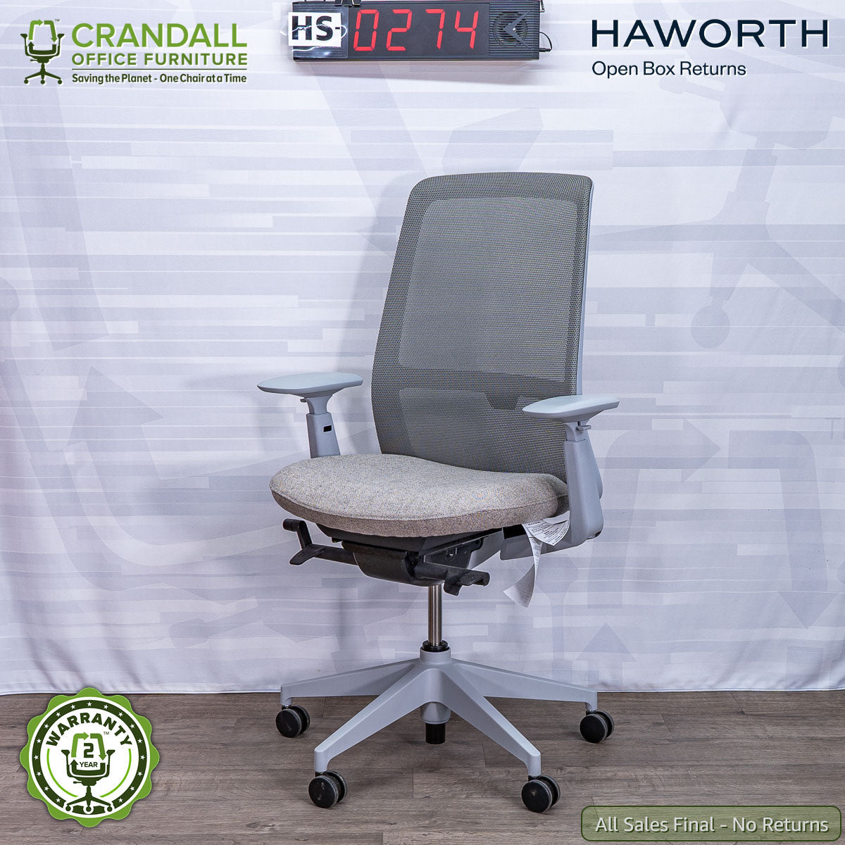 HS-0274 - Haworth Open Box Returns Soji