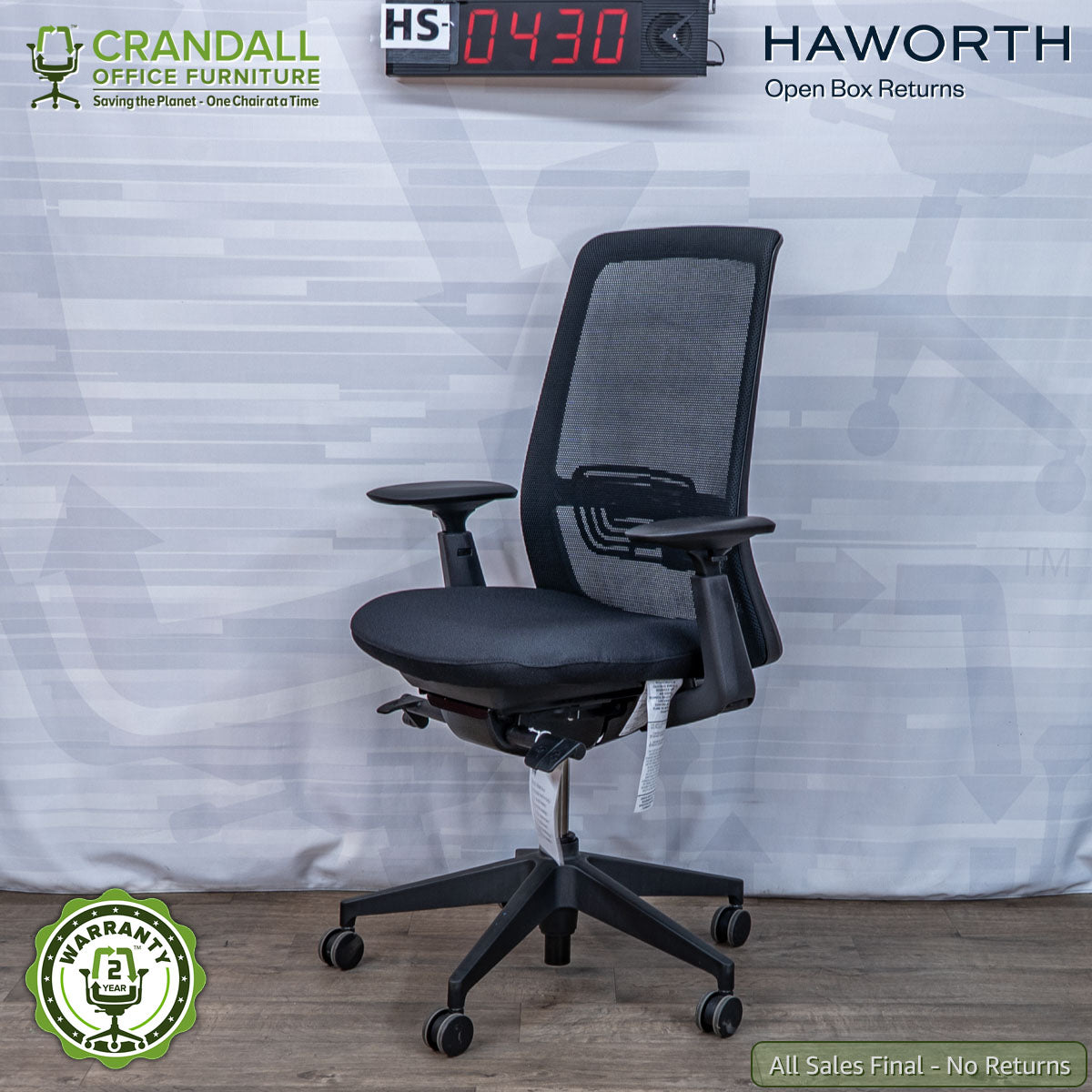 HS-0430 - Haworth Open Box Returns Soji
