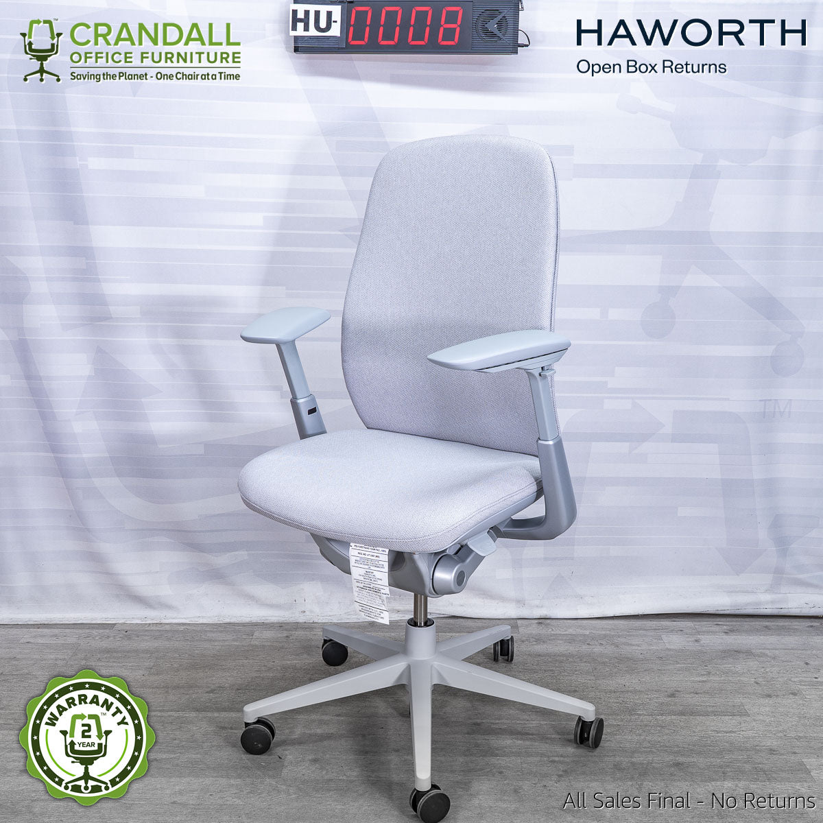 HU-0008 - Haworth Open Box Returns Zody LX Upholstered