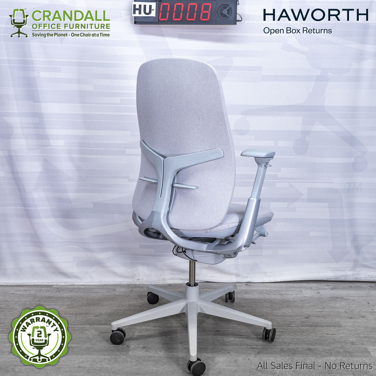 HU-0008 - Haworth Open Box Returns Zody LX Upholstered
