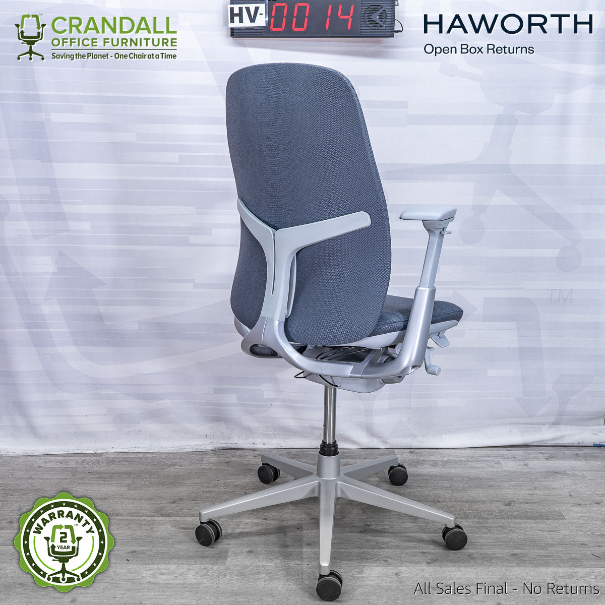 HU-0014 - Haworth Open Box Zody LX Upholstered