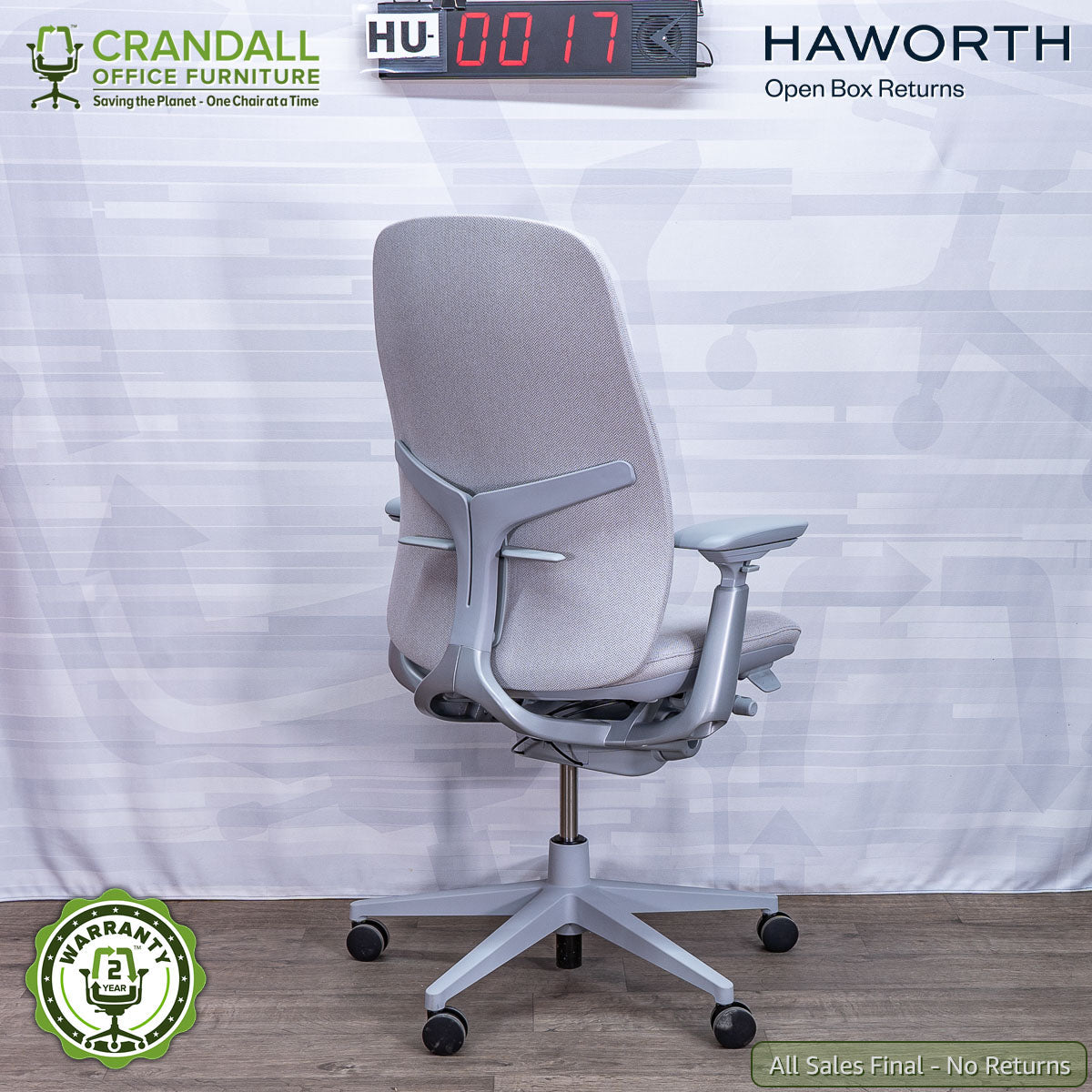 HU-0017 - Haworth Open Box Returns Zody LX Upholstered
