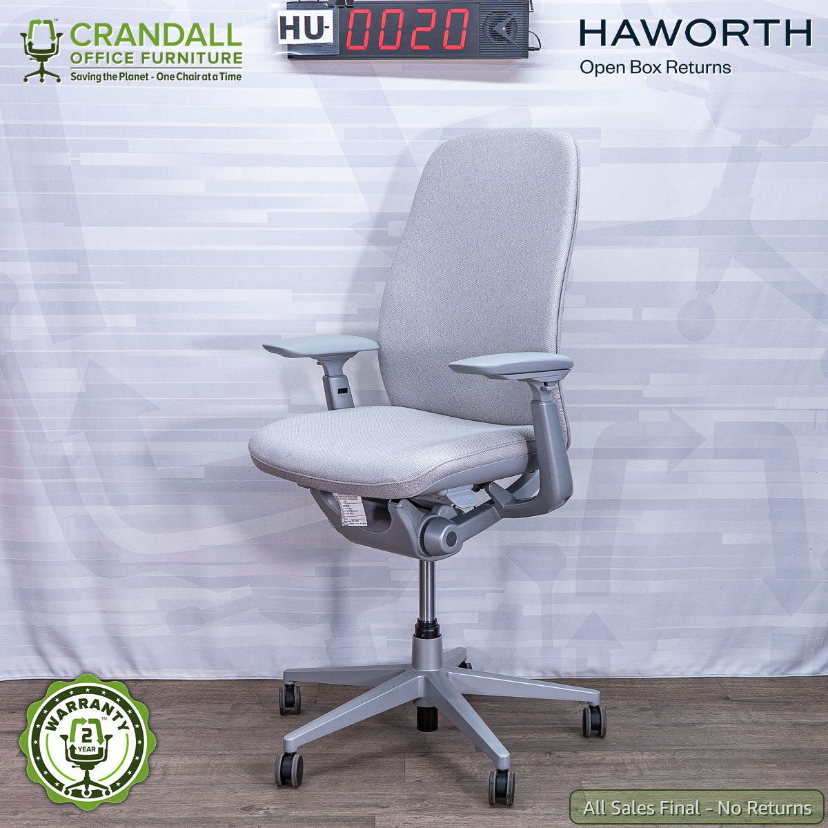 HU-0020 - Haworth Open Box Returns Zody LX Upholstered