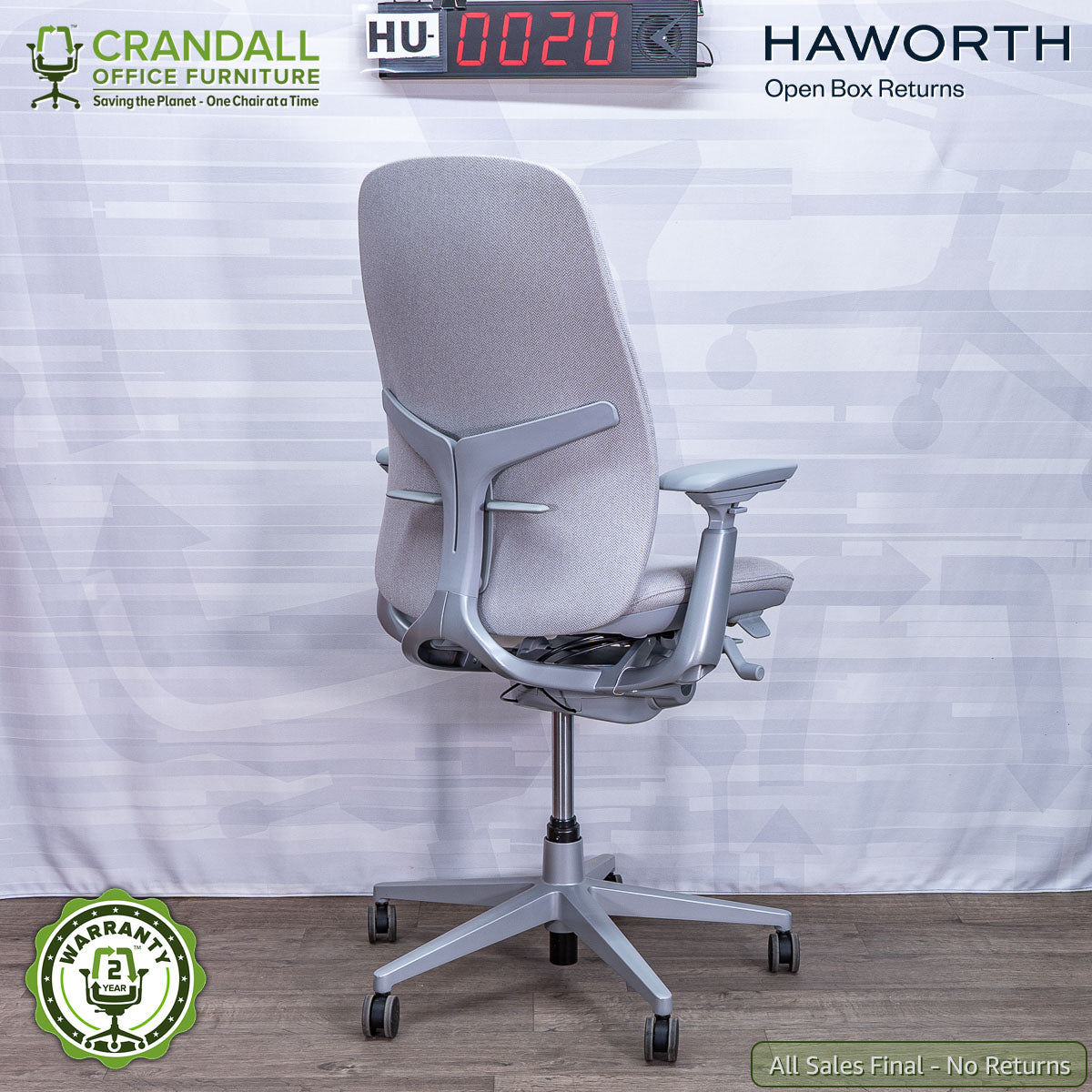 HU-0020 - Haworth Open Box Returns Zody LX Upholstered